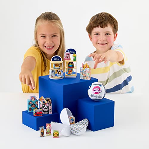 5 Surprise Disney Mini Brands by ZURU (4 Pack) Amazon Exclusive Disney Store Edition, Mystery Capsule Real Miniature Brands Collectibles Toys for Kids, Teens, and Adults