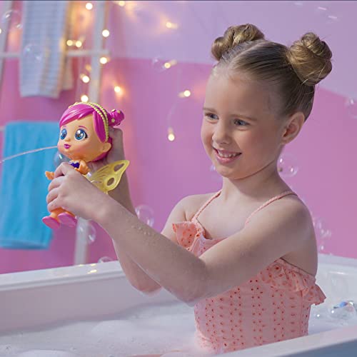 BLOOPIES Magic Bubbles Cristine, Collectible Fairy Doll that Squirts Water and Makes Magic Bubbles with her Wings, Bath and Water Toy for Girls and Boys from 18 months