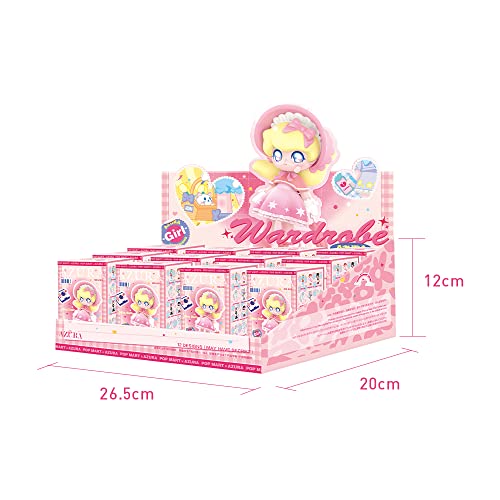 pop mart Azura Wardrobe Series Exclusive Action Figure Box Toy Popular Collectible Art Toy Cute Figure Creative Gift, for Christmas Birthday Party Holiday