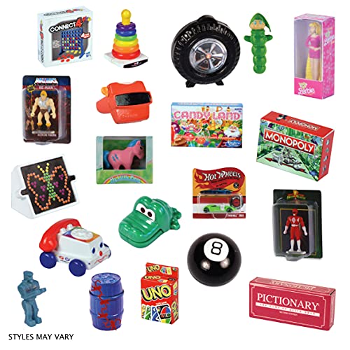Micro Toybox COLLECTABLES 20 pack- STYLES VARY Mini Toys to Collect, Swap, Display with Surprise Toy