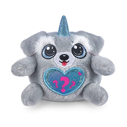 Rainbocorns Sparkle Heart Surprise Series 4 Puppycorn Surprise, Wrecker the Schnauzer - Collectible Plush - 7 Layers of Surprises, Peel and Reveal Heart, Ages 3+ (Schnauzer)