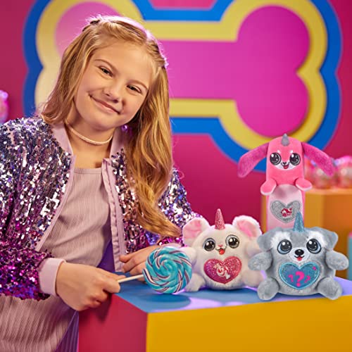 Rainbocorns Sparkle Heart Surprise Series 4 Puppycorn Surprise, Wrecker the Schnauzer - Collectible Plush - 7 Layers of Surprises, Peel and Reveal Heart, Ages 3+ (Schnauzer)