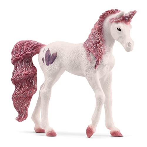 SCHLEICH 70763 Collectible Unicorn amethyst bayala Toy Collectibles for children aged 5-12 Years