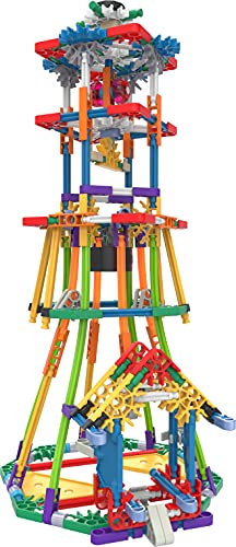 K'NEX 80207 City Builders Building Set, 3D Educational Toys for Kids, 325 Piece Stem Learning Kit, Engineering for Kids, Fun and Colourful 20 Model Building Construction Toy for Children Aged 7 +