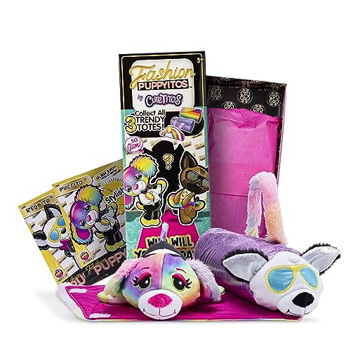 Cutetitos | Fashion Puppyitos | Collectible Plush, Children's Toys, Surprise Stuffed Animals, Collectable Scented Plush Toys, 18 cm Soft Toy for Girls and Boys Ages 3+ | Basic Fun 39296