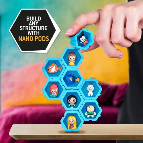 WOW! STUFF - Nano Pods Disney and Disney and Pixar Surprise Connectable Collectibles | Character Attached within a Connectable Pod | Toys for Kids and Adults | Collect and Connect Wave 1