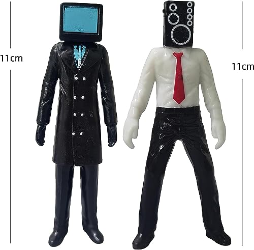 Skibidi Toilet Toy Figures Set 9PCS Gamtioise Skibidi Toilet Action Figure Collectible Anime Toy Fun Stuff for Kids Boys Girls