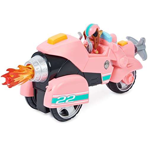 Paw Patrol, Liberty’s Movie Toy Car with Collectible Action Figure, Kids’ Toys for Ages 3 and Up, Silver