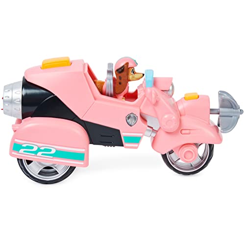 Paw Patrol, Liberty’s Movie Toy Car with Collectible Action Figure, Kids’ Toys for Ages 3 and Up, Silver