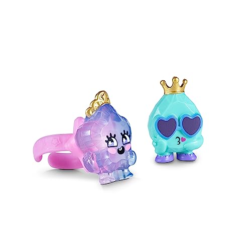 BANDAI TH00001 Pinky Promise Surprise Crown Set Blind Box Contains 2 Collectable Gemmy Friends and A Ring for Kids | Mix and Match Gems and Jewellery for Customisable Wearable Fun for Girls,Medium