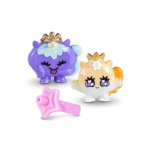 BANDAI TH00001 Pinky Promise Surprise Crown Set Blind Box Contains 2 Collectable Gemmy Friends and A Ring for Kids | Mix and Match Gems and Jewellery for Customisable Wearable Fun for Girls,Medium