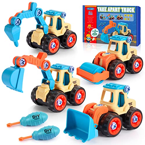 Anginne Digger Toys for 3-12 Year Olds, Kids Toys Age 2-10 Games for 3-12 Year Olds Outdoor Toys for Children Boys Toys Age 3 4 5 6 7 8 9 10 Years Old Boys Gifts Construction Toys for 3-12 Year Olds