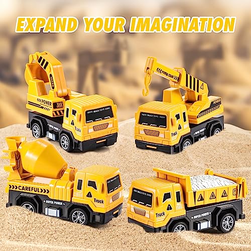EUTOYZ Toys for 2 3 Year Old Boys, Toy Cars Construction Toys for 1-6 Year Old Boys Toys Age 1-6 Digger Toys Truck Toys Gifts for 1-6 Year Old Boys Car Boys Toys Age 1-6 Year Old Boys Toddlers Toy