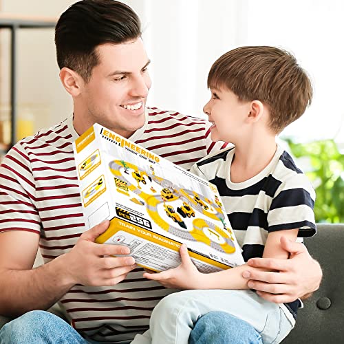 EUTOYZ Toy Tractor Cars For Kids Play Vehicles Construction Digger Toys for Boys Car Games Age 3 4 5 6 7 8 Year Old