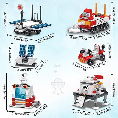 Sitodier Space Exploration Shuttle Building Toy, 1008pcs 7-in-1 Aerospace Building Set for 6+ Years with Heavy Transport Rocket and Launcher, Educational Construction Toy for 8-14 Years Boys Girls