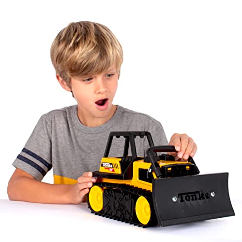 Tonka Steel Classics | Bull Dozer | Kids Construction Toys for Boys and Girls, Vehicle Toys for Creative Play, Motor Skill Development for Kids Ages 3+ | Basic Fun 06086 FFP