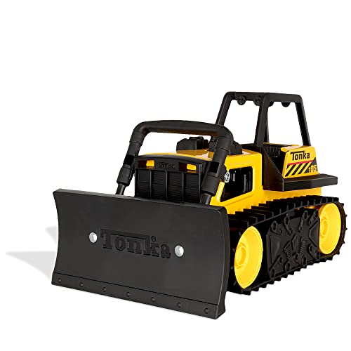 Tonka Steel Classics | Bull Dozer | Kids Construction Toys for Boys and Girls, Vehicle Toys for Creative Play, Motor Skill Development for Kids Ages 3+ | Basic Fun 06086 FFP