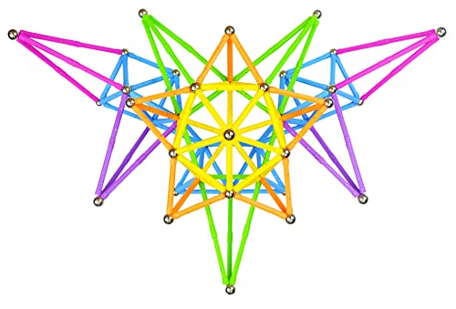 160 PCS Magnetic Building Sticks Toys, Magnetic Construction Set Toys and Educational Stacking Puzzle Toys For Adults and Toddlers, 2.3 Version