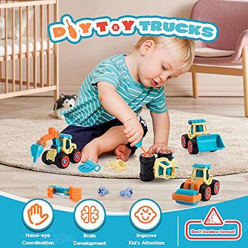 Anginne Digger Toys for 3-12 Year Olds, Kids Toys Age 2-10 Games for 3-12 Year Olds Outdoor Toys for Children Boys Toys Age 3 4 5 6 7 8 9 10 Years Old Boys Gifts Construction Toys for 3-12 Year Olds
