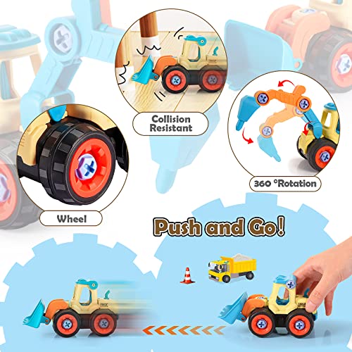 Anginne Digger Toys for 3-12 Year Olds, Kids Toys Age 2-10 Games for 3-12 Year Olds Outdoor Toys for Children Boys Toys Age 3 4 5 6 7 8 9 10 Years Old Boys Gifts Construction Toys for 3-12 Year Olds