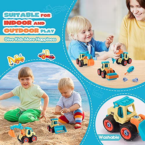 Anginne Digger Toys for 3-12 Year Olds, Kids Toys Age 2-10 Games for 3-12 Year Olds Outdoor Toys for Children Boys Toys Age 3 4 5 6 7 8 9 10 Years Old Boys Gifts Construction Toys for 3-12 Year Olds
