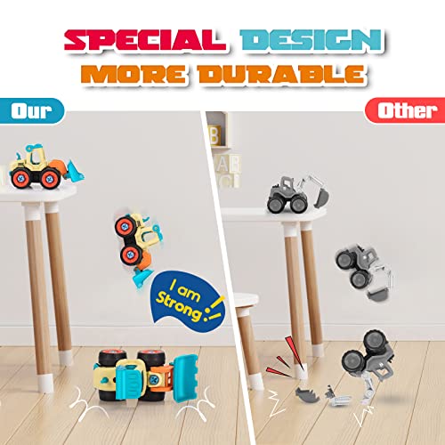 Anginne Digger Toys for 3-12 Year Olds, Kids Toys Age 2-10 Games for 3-12 Year Olds Outdoor Toys for Children Boys Toys Age 3 4 5 6 7 8 9 10 Years Old Boys Gifts Construction Toys for 3-12 Year Olds