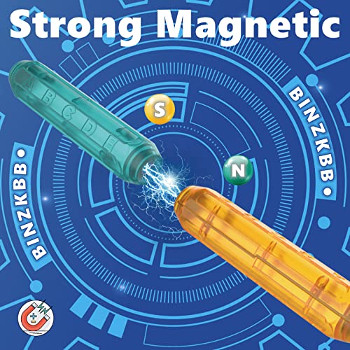 BINZKBB Magnetic Building Blocks,Large 3D Magnet STEM Educational Construction Toys,Sensory Montessori Preschool Building Sticks Kids Blocks for Ages 3 4 5 6 Year Old Boys Girls Toddlers