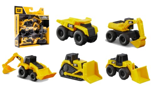 CAT® Construction Little Machines 5 Pack vehicles, Including Excavator, Dunp Truck, Wheel Loader, Bull Dozer, Backhoe, For children aged 3 years up