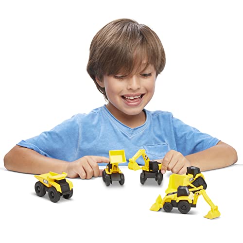 CAT® Construction Little Machines 5 Pack vehicles, Including Excavator, Dunp Truck, Wheel Loader, Bull Dozer, Backhoe, For children aged 3 years up