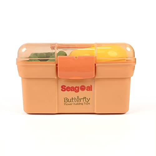 Flower Garden Building Toys for 3 Year Olds Girl | Girl Gifts Kids Garden Toys | Educational Construction Toys for 3 4 5 Year Olds | Construction Flowers Set with Storage Case(140PCS)