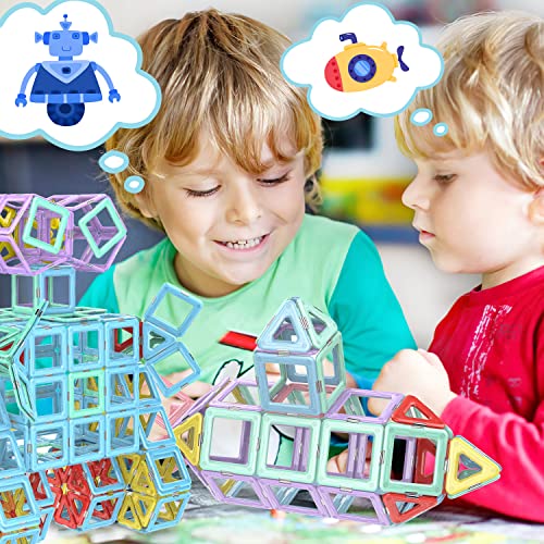 NICEMOVIC Magnetic Building Blocks, 36PCS Magnetic Tiles Kids Toys for 3 4 5 6 Year Old Boys and Girls, STEM Construction Educational Learning Toys for 3+, Christmas Birthday Gift Box Toddler Toys