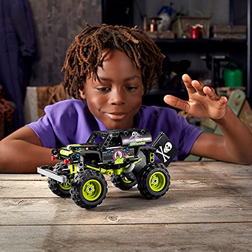 LEGO Technic Monster Jam Grave Digger Truck Toy to Off-Road Buggy, Pull Back 2 in 1 Building Set, Gifts For Kids, Boys and Girls 7 plus Years Old 42118