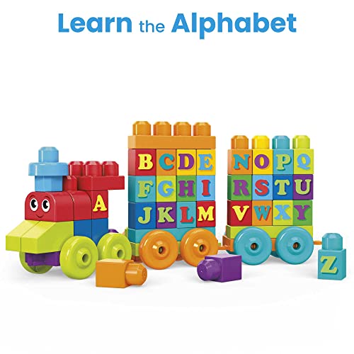 Mega Bloks DXH35 ABC Alphabet Train