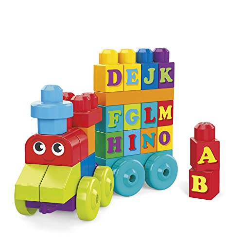 Mega Bloks DXH35 ABC Alphabet Train