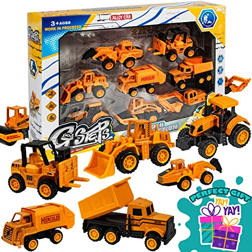 Construction Toys Boys Toys Age 3+ (UK Company) Kids Toys 8 In 1 Gifts For Boys
