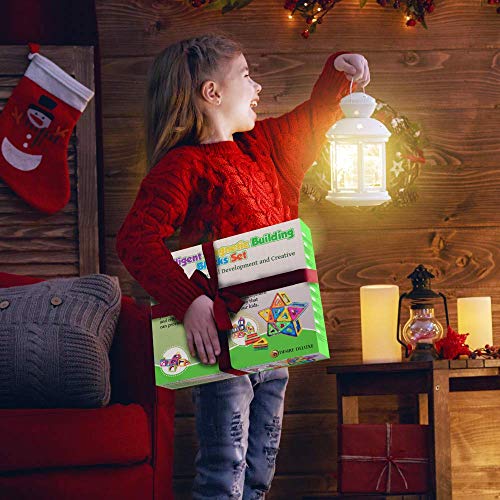 Desire Deluxe Magnetic Building Blocks Gift 94PC Kids Magnetics Construction Block Games for Boys and Girls Creativity Educational Children's Toys for Age 3 4 5 6 7 Year Old