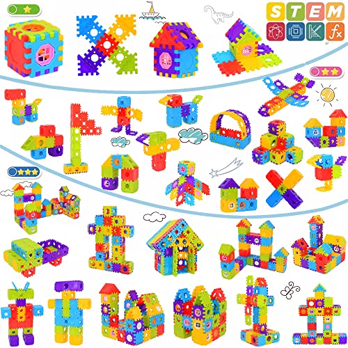 TOMYOU Building Blocks for Toddlers & Kids 160 Pcs Jumbo Toy Building Sets – STEM Building Toys –Interlocking Building Blocks for Toddlers and Kids