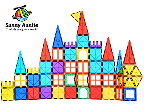 Toy Blocks Building Set, Magnetic Tiles for Kids, STEM Educational Toy, 56pcs, Great Gift for for 3-8 Year Old Boys & Girls - Kids & Toddlers