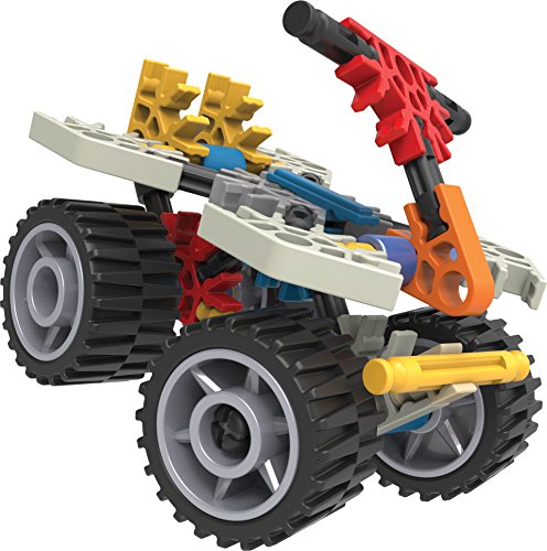 K'NEX Fun Fast Vehicles Building Set 10 Model Beginner Construction Toys for Sensory Play, 96 Piece Stem Learning Kit, Educational Toys Suitable for Girls and Boys Ages 5+ Basic Fun 45510