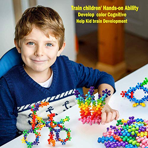 Shawe Building Blocks Kids Educational Toys STEM Toys Building Discs Sets Interlocking Solid Plastic for Preschool Kids Boys and Girls, Safe Material for Kids - Package with Storage Bag