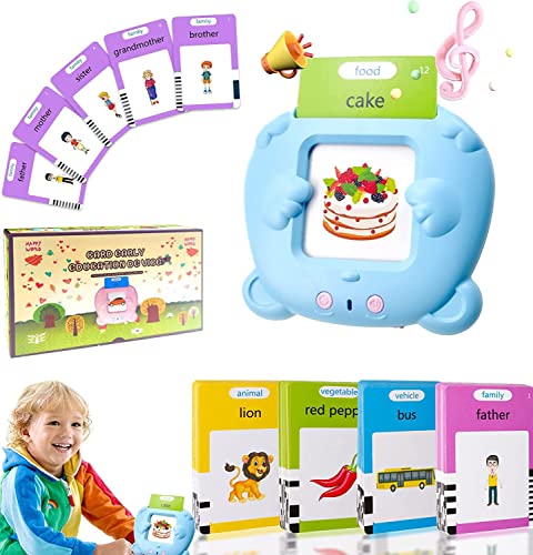 Nestling Toddler Toys for 3 4 5 6 7Year Old Boys and Girls, Autism Sensory Toys for Autistic Children, Learning Montessori Toys for 2 Year Old, Speech Therapy Toys, 224 Sight Words Talking Flash Cards