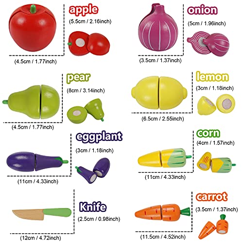 EFO SHM Interactive Learning Role Play Toy for Toddler Boys Girls Kitchen Accessories, Wooden Stainless Steel Cookware Pot & Pan , Food Cooking Utensil Chef Set