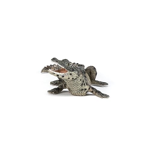 Papo WILD ANIMAL KINGDOM Figurine, 50137 Baby Crocodile, Multicolour