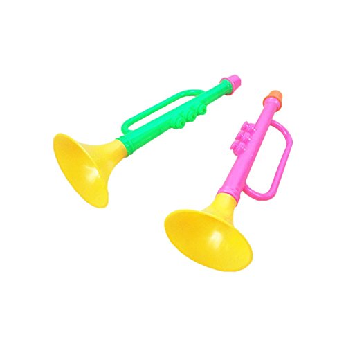 Mini Trumpet Toys Plastic Sound Toys Music Instruments Musical Educational Toys for Children Random Colors Pack of 1 Superior Quality and Creative Practical Design and Durable