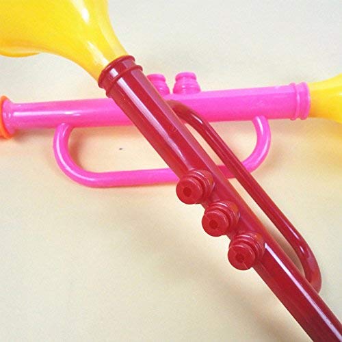 Mini Trumpet Toys Plastic Sound Toys Music Instruments Musical Educational Toys for Children Random Colors Pack of 1 Superiorâ€‚Quality and Creative Practical Design and Durable