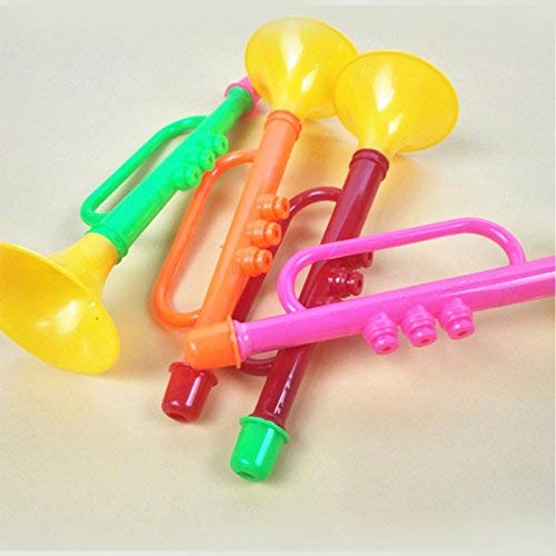 Mini Trumpet Toys Plastic Sound Toys Music Instruments Musical Educational Toys for Children Random Colors Pack of 1 Superiorâ€‚Quality and Creative Practical Design and Durable