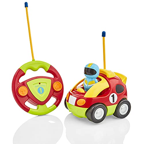 Tippi My First Remote Control Cars For 1, 2, 3 Year Olds - Car Toy For Boys or Girls - Remote Control Cars For Kids Age 1-3 - Suitable For Children Age 18 Months Plus - Toddler Remote Control Car