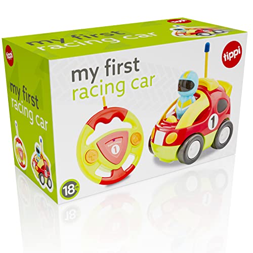 Tippi My First Remote Control Cars For 1, 2, 3 Year Olds - Car Toy For Boys or Girls - Remote Control Cars For Kids Age 1-3 - Suitable For Children Age 18 Months Plus - Toddler Remote Control Car