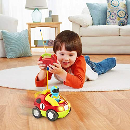 Tippi My First Remote Control Cars For 1, 2, 3 Year Olds - Car Toy For Boys or Girls - Remote Control Cars For Kids Age 1-3 - Suitable For Children Age 18 Months Plus - Toddler Remote Control Car