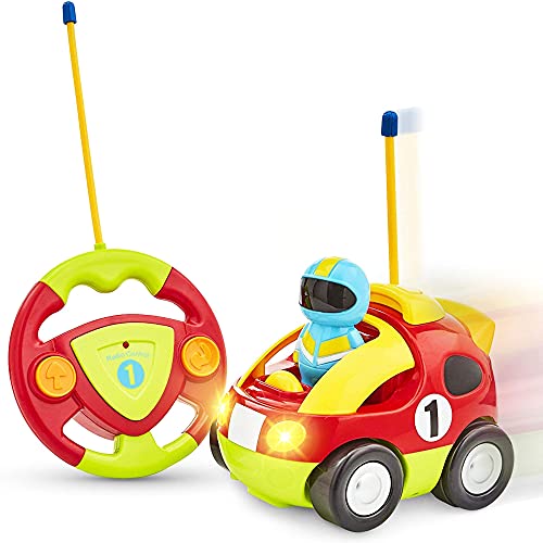 Tippi My First Remote Control Cars For 1, 2, 3 Year Olds - Car Toy For Boys or Girls - Remote Control Cars For Kids Age 1-3 - Suitable For Children Age 18 Months Plus - Toddler Remote Control Car
